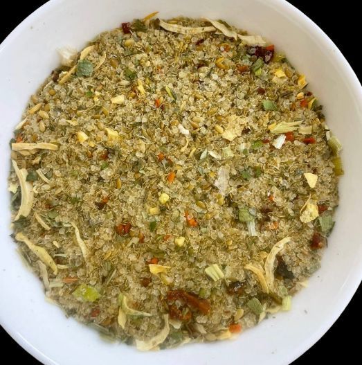 Каша амарантова з овочами та льоном 250 г 6193 фото
