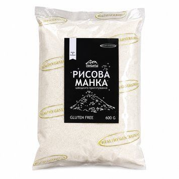 Манка рисовая быстрого приготовления Healthy Generation 600 г 6433 фото