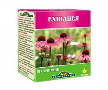 Зеленый чай &laquo;Витаминчик&raquo; с эхинацеей ТМ Стевиясан 20 уп. 2587 фото