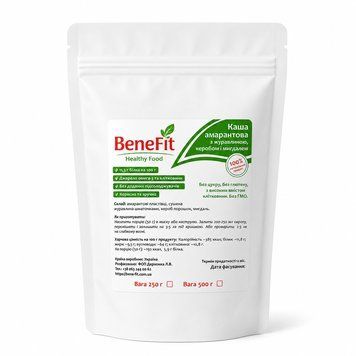 Каша амарантовая с клюквой, керобом и миндалем 250 г 6194 фото