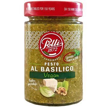 Песто соус Polli Vegan al basilico 190 г 5944 фото