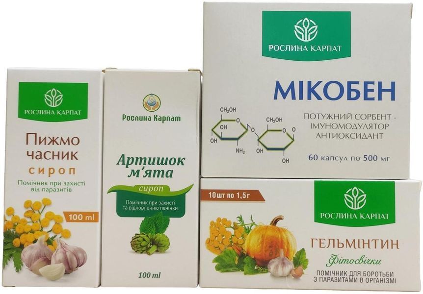 Антипаразитарна програма для дітей Рослина Карпат, комплекс 1564611111 фото