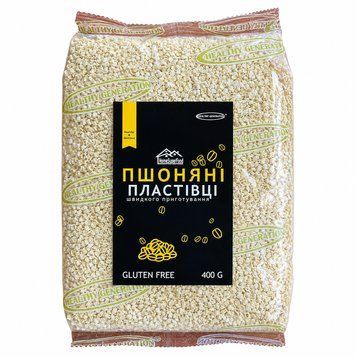 Хлопья пшенные без глютена быстрого приготовления Healthy Generation 400 г 6066 фото