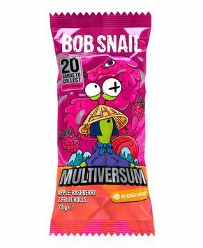 Натуральні фруктово-ягідні цукерки яблуко-малина Multiversum, Bob Snail 20 г 7221 фото