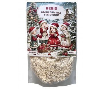 Овсяные хлопья без глютена Bebig с клубникой 450 г 5169 фото