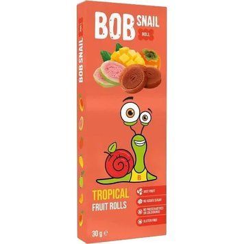 Цукерки фруктові манго-хурма-гуава Bob Snail 30 г 6123 фото