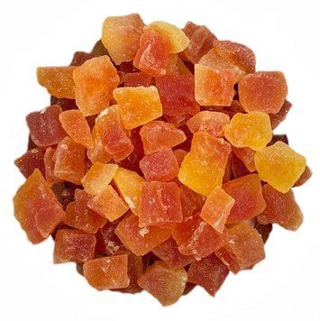 Папайя натуральная сушеная кубики Таиланд 500 г 5332 фото