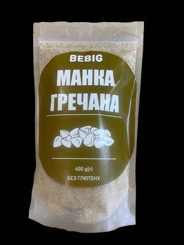 Манка без глютена гречневая с морковью, луком и укропом ТМ Bebig 300 г 6195 фото