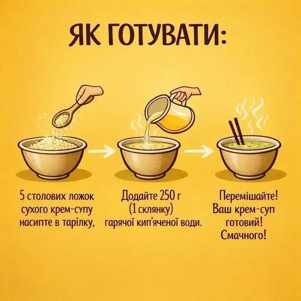 Крем-Суп Гороховий з копченою куркою ТМ STREET SOUP, 250 г 1494 фото
