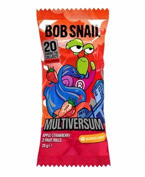 Натуральні фруктово-ягідні цукерки яблуко-полуниця Multiversum, Bob Snail 20 г 7222 фото