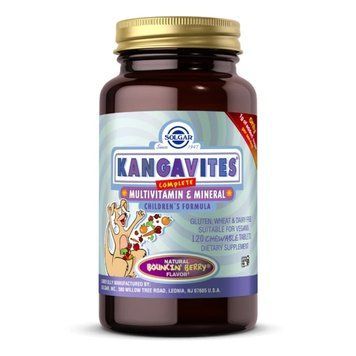 Kangavites&reg; Мультивітаміни та мінерали - 120 таблеток, смак ягід 6143 фото