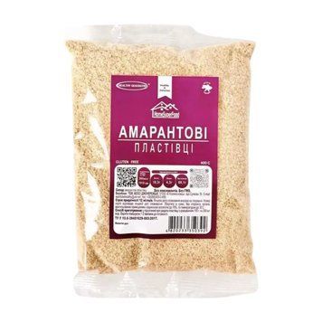 Пластівці амарантові Healthy Generation 400 г 2073-7 фото