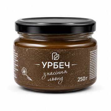 Урбеч (паста) из семян льна 250 г 1542 фото