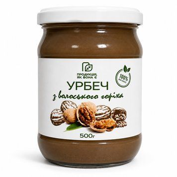 Урбеч (паста) из ядер грецкого ореха 500 мл 1504 фото