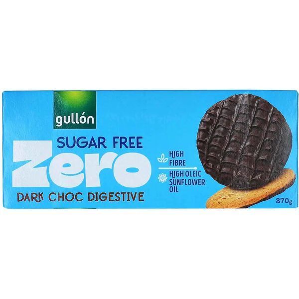 Печиво без цукру Digestive Choco Gullon, 270 г 1789 фото