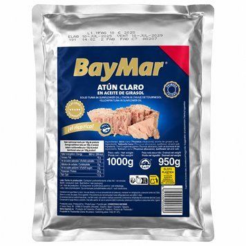 Тунец кусками в подсолнечном масле, BayMar Atun Claro 1 кг (в фольге) 7173 фото
