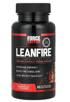 Жироспалювач Force Factor LeanFire формула для швидкого зниження ваги 60 капсул 4350-1 фото